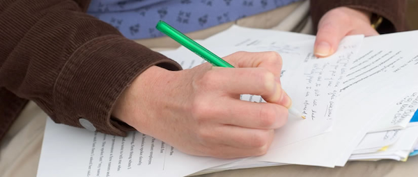 marking work photo
